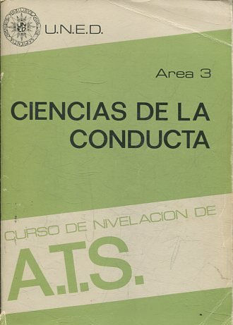 CIENCIAS DE LA CONDUCTA AREA 3. CURSO DE NIVELACION DE A.T.S.