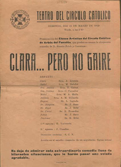 CLARA... PERO NO GAIRE.