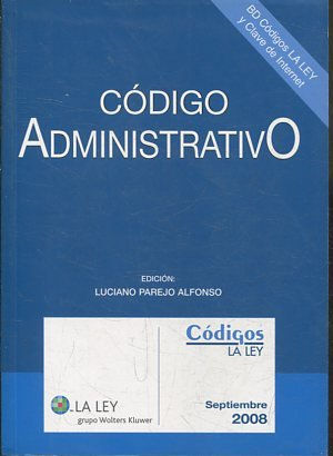 CODIGO ADMINISTRATIVO + CD ROM. (BD CODIGOS LA LEY Y CLAVE DE INTERNET).