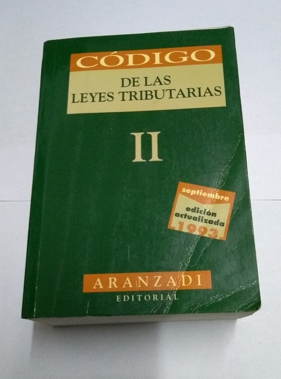 CODIGO DE LA LEYES TRIBUTARIAS