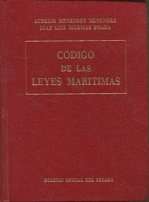 CODIGO DE LAS LEYES MARITIMAS.