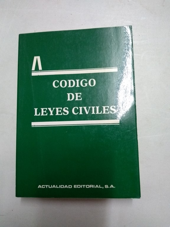 Código de leyes civiles