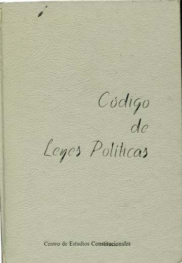 CODIGO DE LEYES POLITICAS.