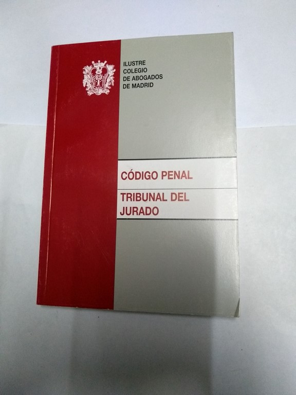 Código Penal. Tribunal del jurado