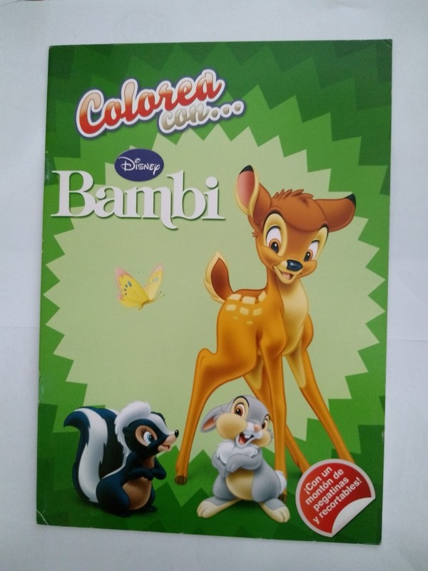 colorea con … Bambi