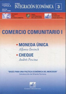 COMERCIO COMUNITARIO. (2 TOMOS).