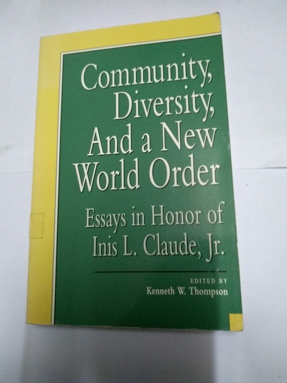 Community, Diversity, and a New World Order