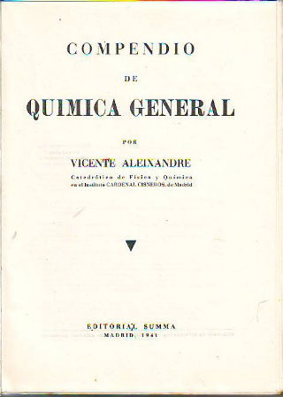 COMPENDIO DE QUÍMICA GENERAL.