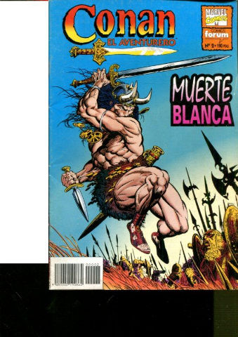 CONAN EL BARBARO. Nº 2: LA NIEVE QUE MATA.