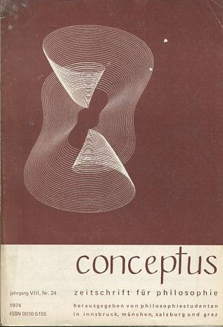 CONCEPTUS. JAHRGANG VIII, Nr. 24.