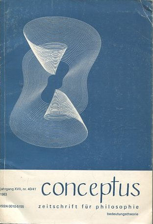 CONCEPTUS. JAHRGANG XVII, Nr. 40/41.