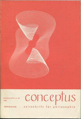 CONCEPTUS. JAHRGANG XVIII, Nr. 44.