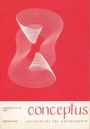 CONCEPTUS. JAHRGANG XXII, Nr. 55.