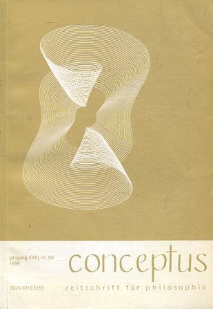 CONCEPTUS. JAHRGANG XXIII, Nr. 59.