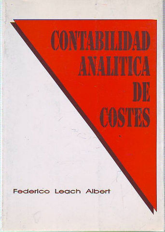 CONTABILIDAD ANALITICA DE COSTES.