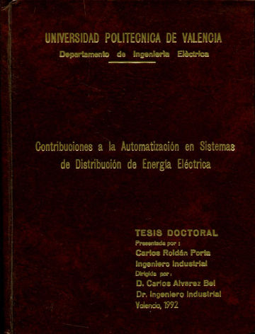 CONTRIBUCIONES A LA AUTOMATIZACION EN SISTEMAS DE DISTRIBUCION DE ENERGIA ELECTRICA.