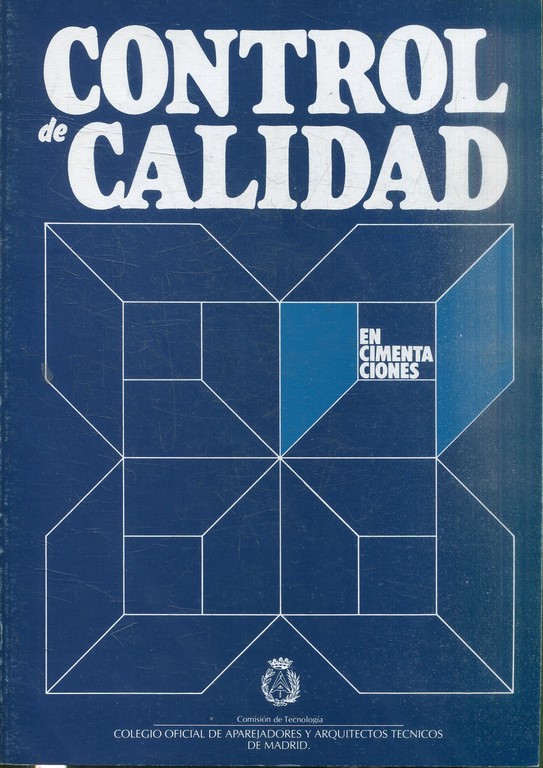 CONTROL DE CALIDAD EN LA EDIFICACION.