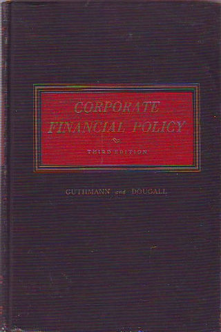 CORPORATE FINANCIAL POLICY.