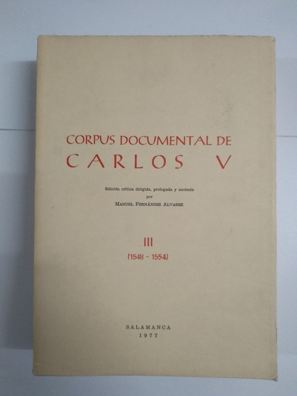 Corpus documental de Carlos V. III