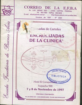 CORREO DE LA E.F.B.A. 4º JORNADAS DE CARTELES: ENCRUCIJADAS DE LA CLINICA.