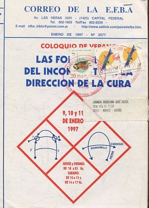 CORREO DE LA E.F.B.A. COLOQUIO DE VERANO. LAS FORMACIONES EN DIRECCION DE LA CURA.