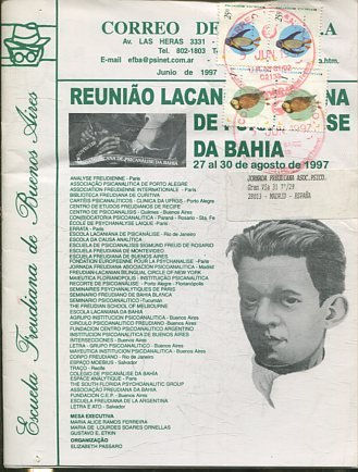 CORREO DE LA E.F.B.A. REUNIAO LACANOAMERICANA DE PSICOANALISE DA BAHIA.