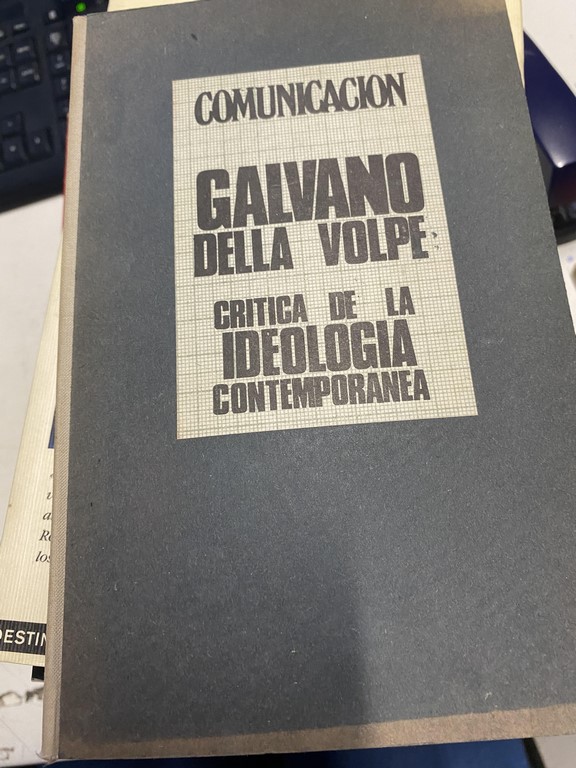 CRITICA DE LA IDEOLOGIA CONTEMPORANEA.