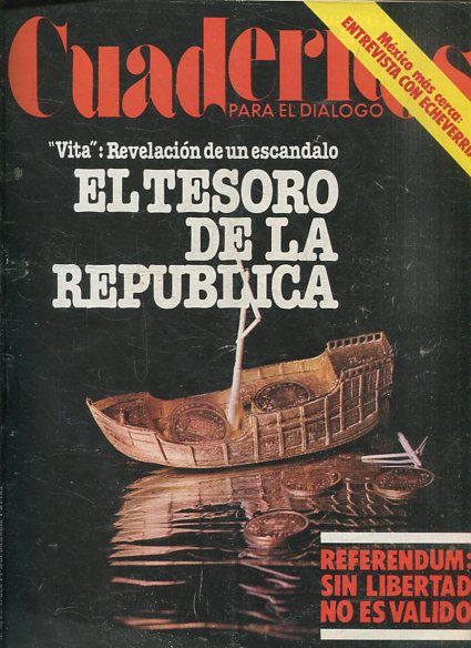 CUADERNOS PARA EL DIALOGO.Nº 188. EL TESORO DE LA REPUBLICA.