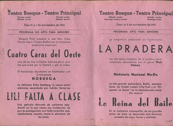 CUATRO CARAS DEL OESTE/ NO-DO/ LILI FALTA A CLASE. LA PRADERA/ NO-DO/ LA REINA DEL BAILE.