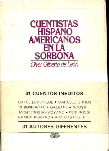 CUENTISTAS HISPANO AMERICANOS EN LA SORBONA.