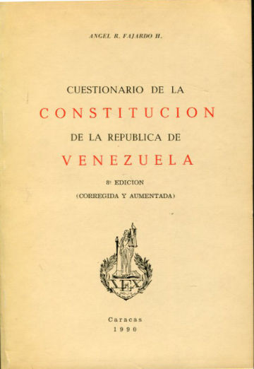 CUESTIONARIO DE LA CONSTITUCION DE LA REPUBLICA DE VENEZUELA.