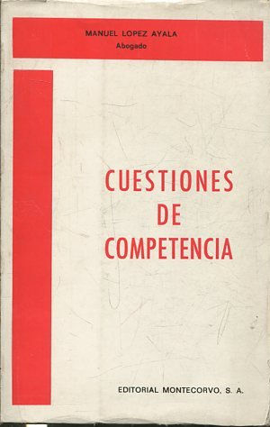 CUESTIONES DE COMPETENCIA.