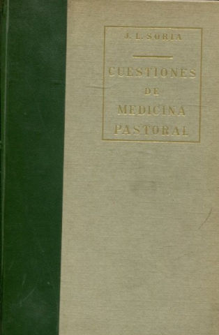 CUESTIONES DE MEDICINA PASTORAL.