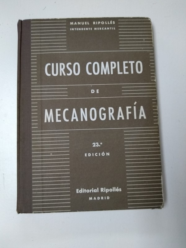 Curso de mecanografia