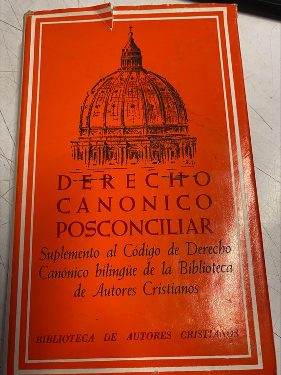 DERECHO CANONICO POSCONCILIAR.