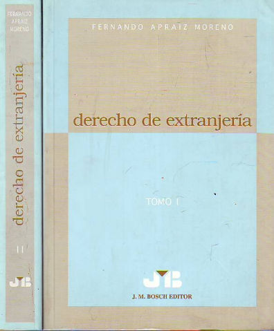 DERECHO DE EXTRANJERIA. COMENTARIO AL REAL DECRETO 155/1996 DE 2 DE FEBRERO SOBRE LOS DERECHOS Y LIBERTADES DE LOS EXTRANJEROS EN ESPAÑA (2 tomos).