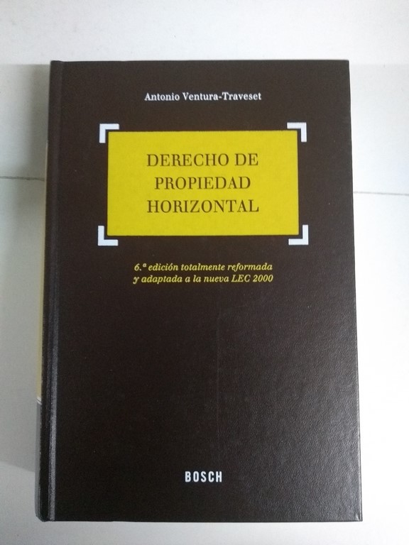 Derecho de Propiedad Horizontal