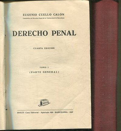 DERECHO PENAL (2 VOLUMENES).