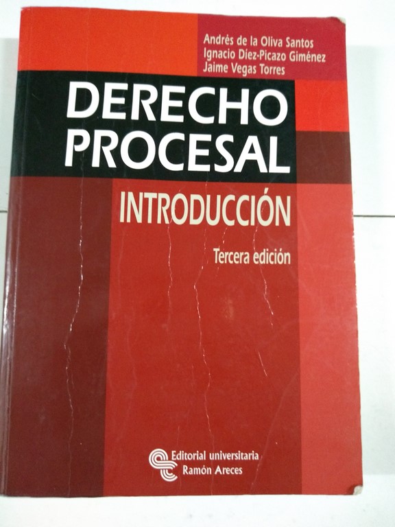 Derecho procesal. Introduccion