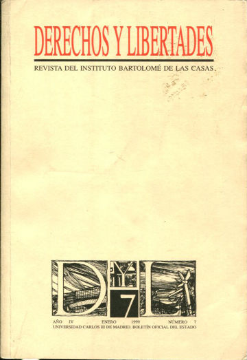 DERECHOS Y LIBERTADES, REVISTA DEL INSTITUTO BARTOLOME DE LAS CASAS. NUM. 7.