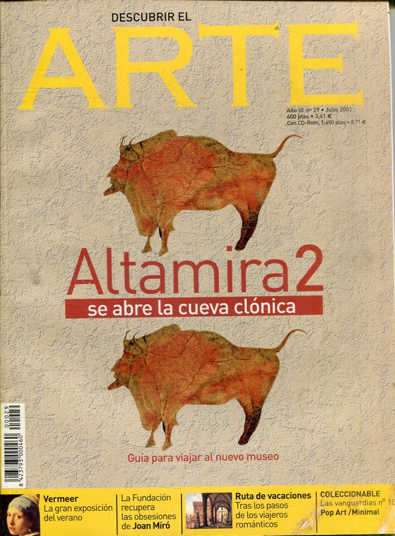 DESCUBRIR EL ARTE. AÑO III Nº: 29. ALTAMIRA 2: SE ABRE LA CUEVA CLONICA.