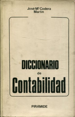 DICCIONARIO DE CONTABILIDAD.