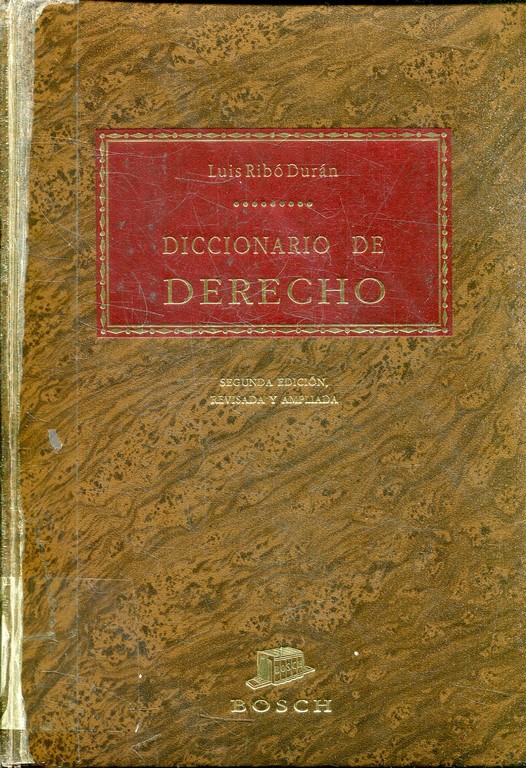 DICCIONARIO DE DERECHO.