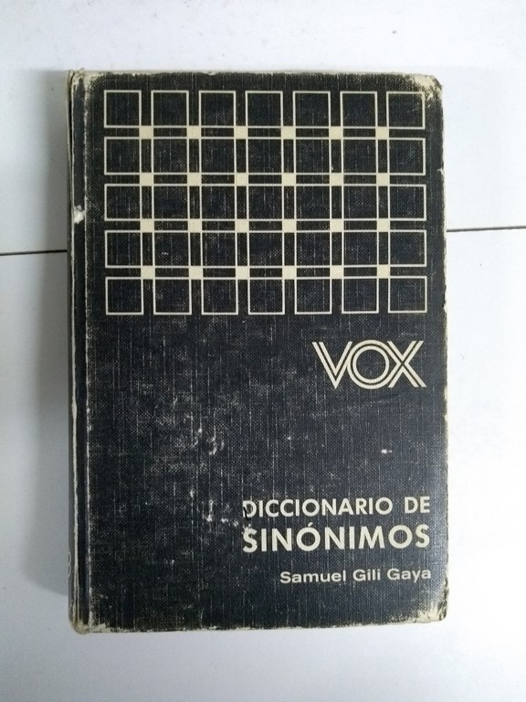 Diccionario de sinónimos