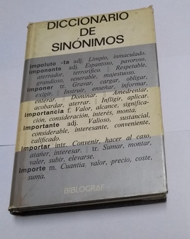 Diccionario de sinónimos