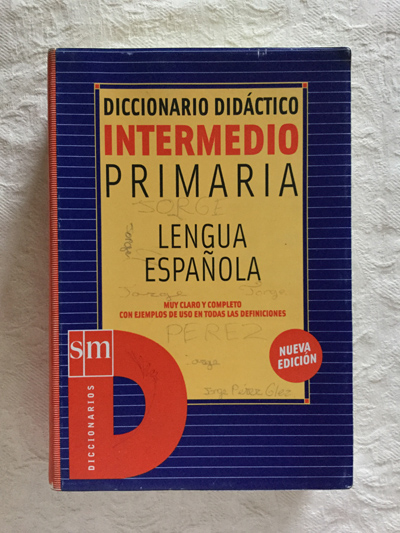 Diccionario didáctico intermedio primaria. Lengua española