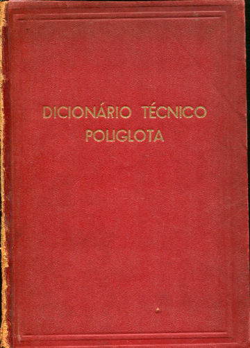 DICCIONARIO TECNICO POLIGLOTA. VOLUME VII: INDICES INGLES-LATIM.