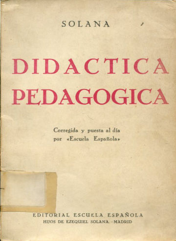 DIDACTICA PEDAGOGICA.