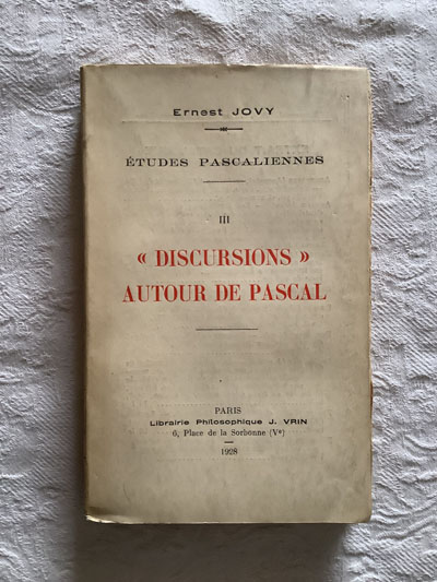 "Discursions" autour de Pascal (III)