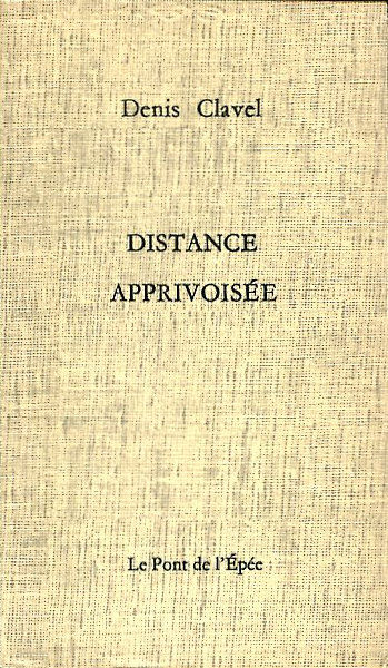 DISTANCE APPRIVOISÉE.